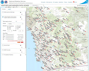 National Weather Service Current Conditions Map